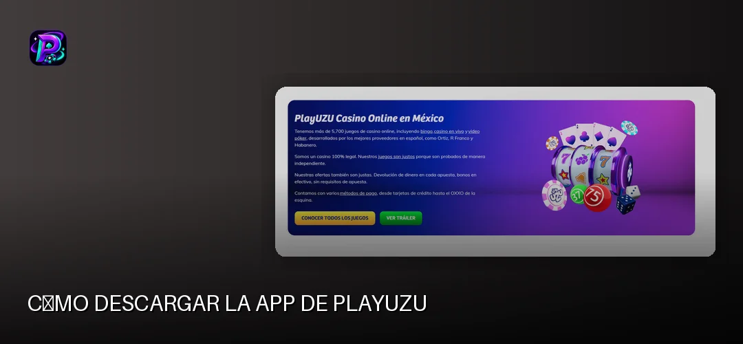 PlayUZU promotional banner